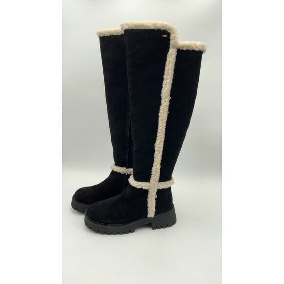 Michael Kors Women Asher Boot Black Shoes 8 - Picture 1 of 2